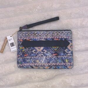 NEW Aimee Kestenberg Clutch Tapestry Digital Melville Pouch Purse hand strap